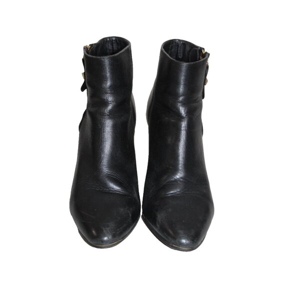 Kate Spade Black Leather Bootie Pebbled Leather Ankle Boot Womens Size 8.5 M - Picture 10 of 10